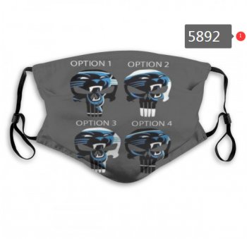 Panthers Skull Mask with PM2.5 Filter Double Protection (3)