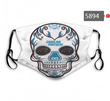 Panthers Skull Mask with PM2.5 Filter Double Protection (5)