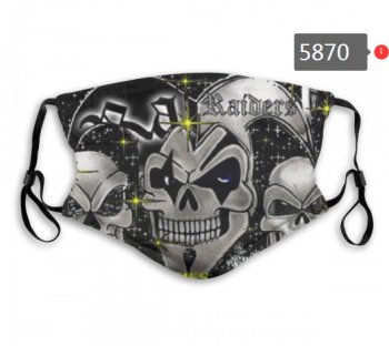 Raiders Skull Mask with PM2.5 Filter Double Protection (1)