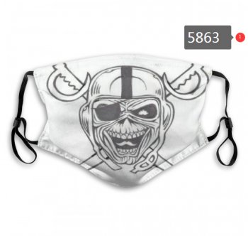 Raiders Skull Mask with PM2.5 Filter Double Protection (10)