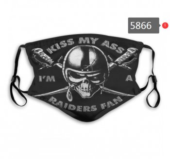 Raiders Skull Mask with PM2.5 Filter Double Protection (13)