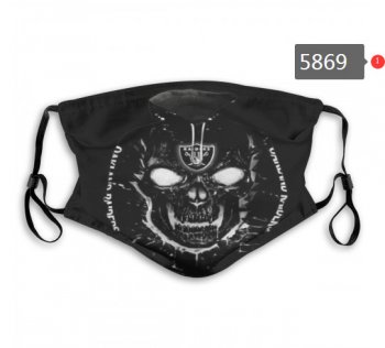 Raiders Skull Mask with PM2.5 Filter Double Protection (16)