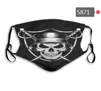 Raiders Skull Mask with PM2.5 Filter Double Protection (2)