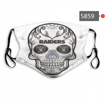 Raiders Skull Mask with PM2.5 Filter Double Protection (6)