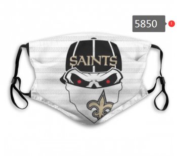 Saints Skull Mask with PM2.5 Filter Double Protection (5)