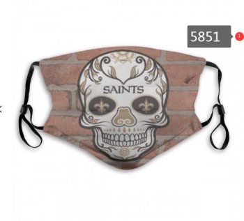 Saints Skull Mask with PM2.5 Filter Double Protection (6)