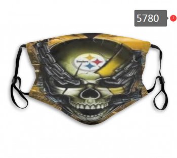 Steelers Skull Mask with PM2.5 Filter Double Protection (1)