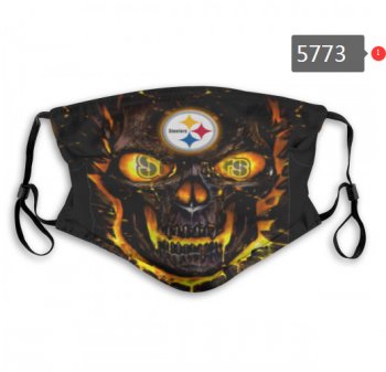 Steelers Skull Mask with PM2.5 Filter Double Protection (3)