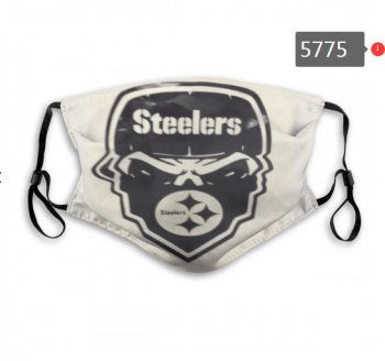 Steelers Skull Mask with PM2.5 Filter Double Protection (5)