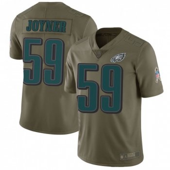 Youth Seth Joyner Philadelphia Eagles 2017 Salute to Service Jersey - Limited Green