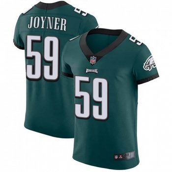 Men's Seth Joyner Philadelphia Eagles Midnight Team Color Vapor Untouchable Jersey - Elite Green