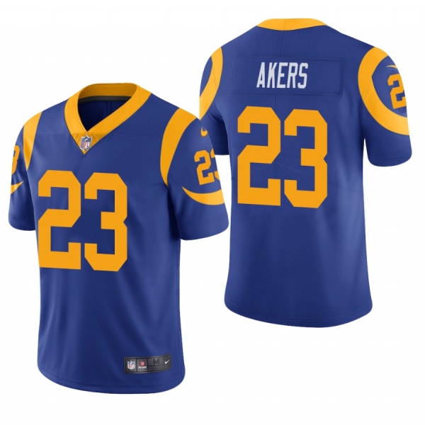 Cam Akers #23 Los Angeles Rams Royal 2020 NFL Draft Vapor Limited Jersey