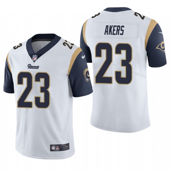 Cam Akers #23 Los Angeles Rams White 2020 NFL Draft Vapor Limited Jersey