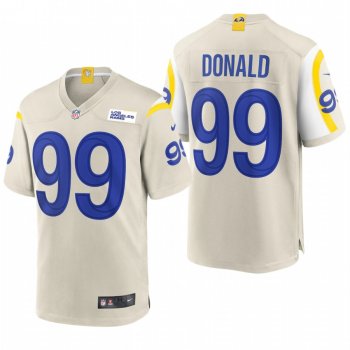 Aaron Donald #99 Los Angeles Rams Bone 2020 Game Jersey