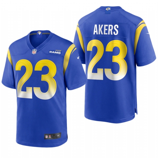 Cam Akers #23 Los Angeles Rams Royal 2020 Game Jersey