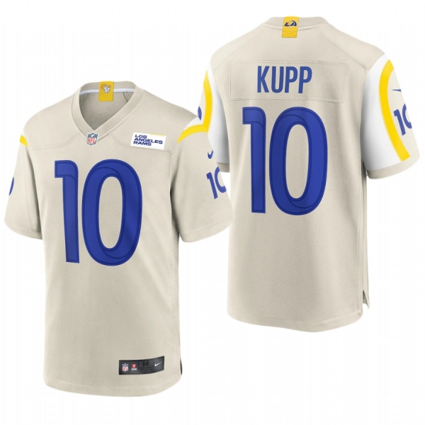 Cooper Kupp #10 Los Angeles Rams Bone 2020 Game Jersey