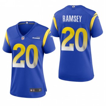 Women's Rams Jalen Ramsey #20 Royal 2020 Game Jersey