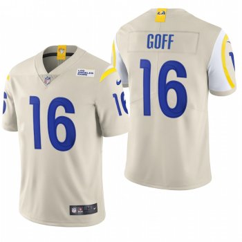 Jared Goff #16 Los Angeles Rams White 2020 Vapor Limited Jersey