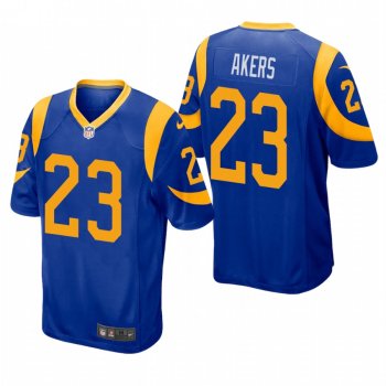 Cam Akers #23 Rams Royal 2020 NFL Draft Game Jersey