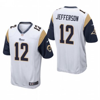 Van Jefferson #12 Rams White 2020 NFL Draft Game Jersey