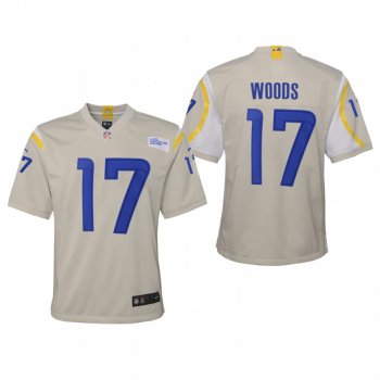 Youth Los Angeles Rams Robert Woods Bone 2020 Game Jersey