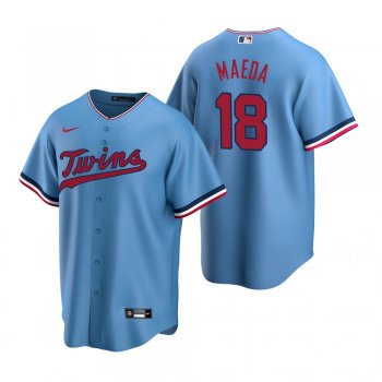 Men's Minnesota Twins Kenta Maeda Nike Light Blue 2020 Replica Alternate Jersey