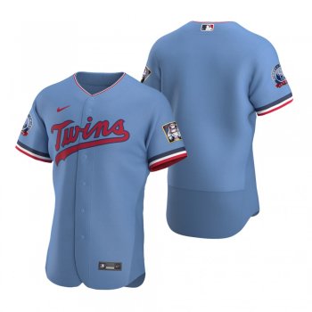 Men's Minnesota Twins Nike Light Blue Authentic 2020 Alternate Jersey