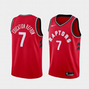 Kyle Lowry Raptors education refrom Jersey Icon Social Justice Collection