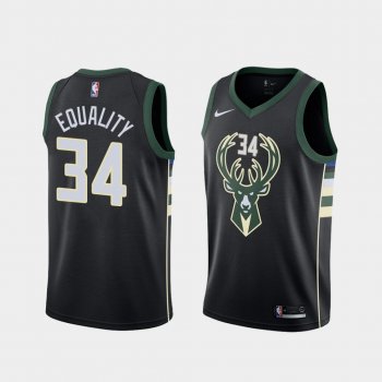 Giannis Antetokounmpo Bucks Equality Jersey Social Justice Statement