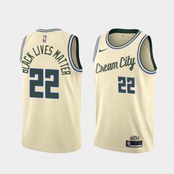 Khris Middleton Bucks Social Justice BLM 2020 Jersey City