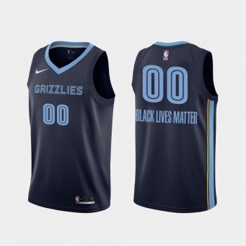 Custom Grizzlies BLM Jersey 2020 Social Justice Icon