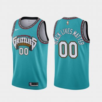 Custom Grizzlies BLM Jersey 2020 Social Justice Classic