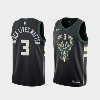 George Hill Bucks Social Justice BLM 2020 Jersey Statement