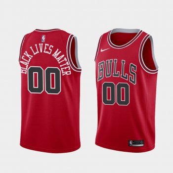 Custom Bulls BLM Jersey 2020 Social Justice Icon