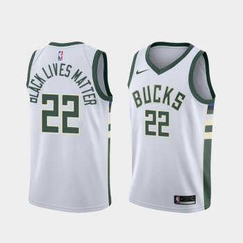 Khris Middleton Bucks Social Justice BLM 2020 Jersey Association