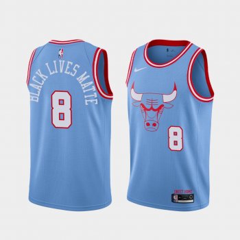 Zach LaVine Bulls BLM Jersey 2020 Social Justice City