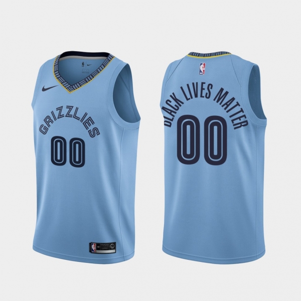 Custom Grizzlies BLM Jersey 2020 Social Justice Statement