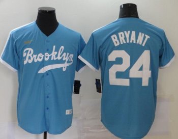 Brooklyn 24 Bryant blue 2020 Nike Cool Base Jerseys