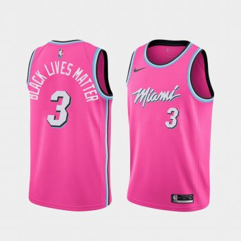 Dwyane Wade Heat BLM Jersey 2020 Social Justice Earned