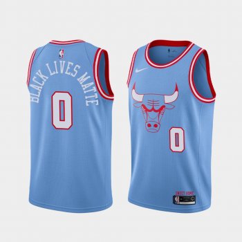 Coby White Bulls BLM Jersey 2020 Social Justice City