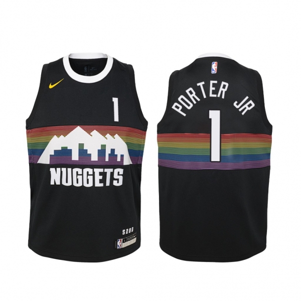 Youth Denver Nuggets 2019-20 Michael Porter Jr. City Jersey - Black