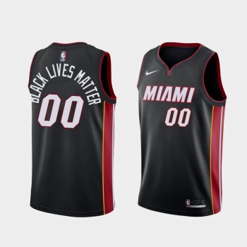 Custom Heat BLM Jersey 2020 Social Justice Icon