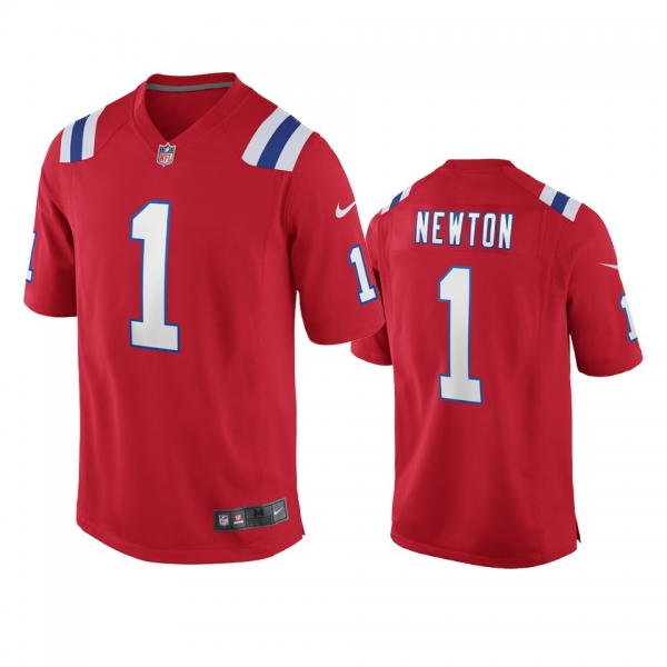 New England Patriots Cam Newton Red Game Jersey