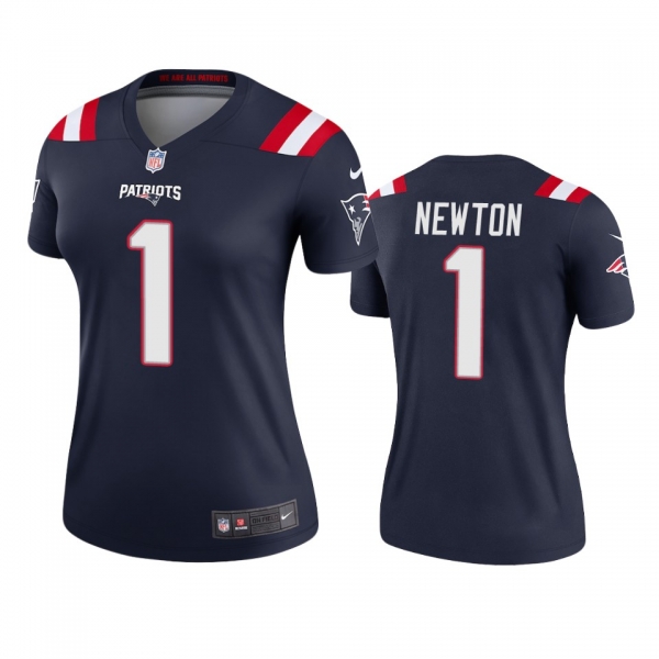 Women's New England Patriots Cam Newton Navy Legend Jersey