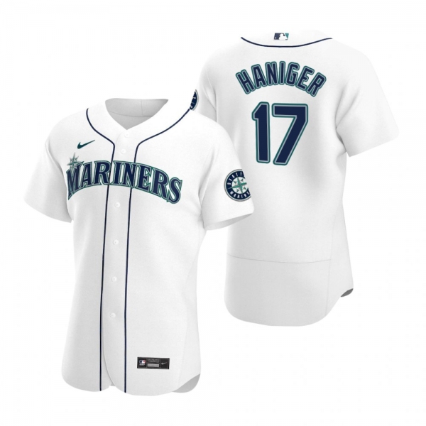 Men's Seattle Mariners Mitch Haniger White 2020 Home Authentic Player Jersey