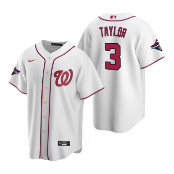 Men's Washington Nationals Michael A. Taylor Nike White 2019 World Series Champions Replica Jersey