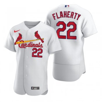 Men's St. Louis Cardinals Jack Flaherty Nike White 2020 Authentic Jersey