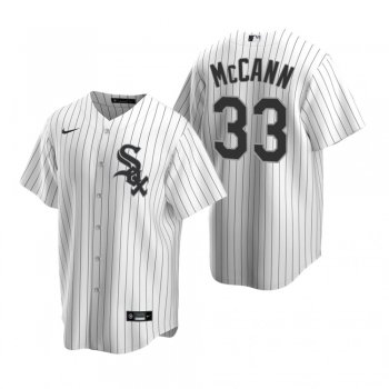 Men's Chicago White Sox James McCann Nike White Replica Home Jersey