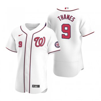 Men's Washington Nationals Eric Thames White Authentic 2020 Home Jersey