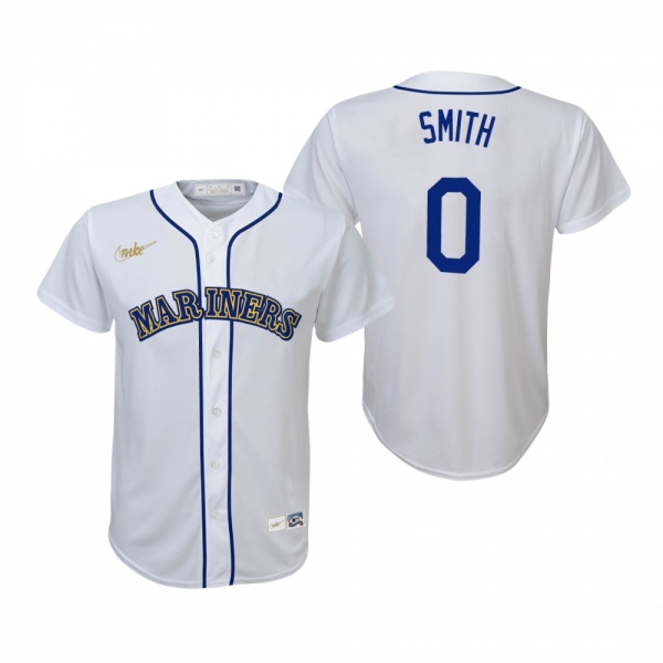 Youth Seattle Mariners Mallex Smith Nike White Cooperstown Collection Home Jersey